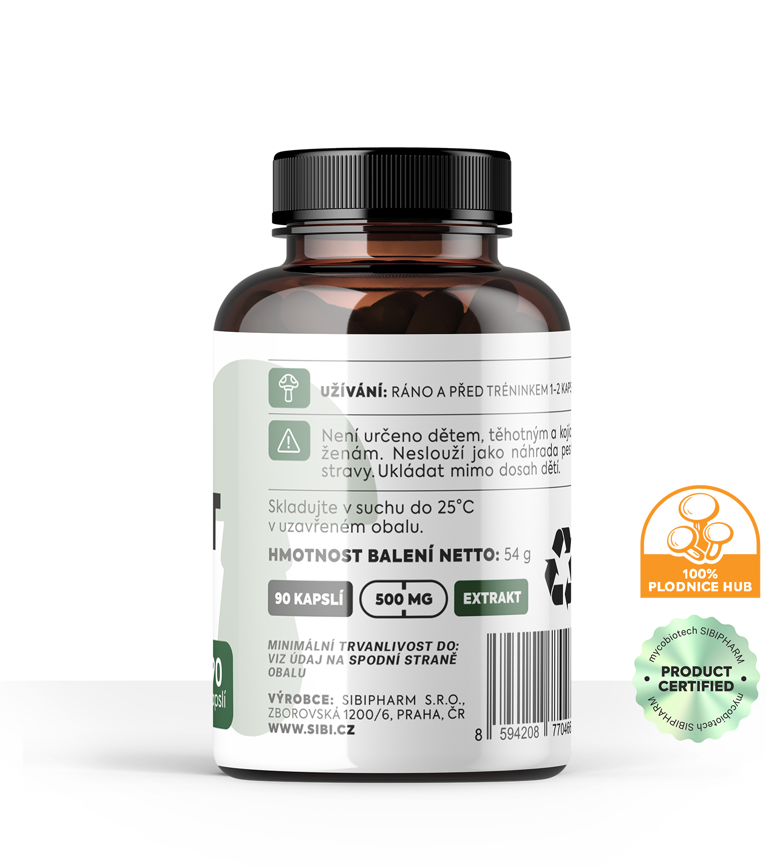 SPORT RELAX KOMPLEX HOUBOVÉ EXTRAKTY 90 KPS 500 MG
